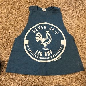 Never Skip Leg Day Crop